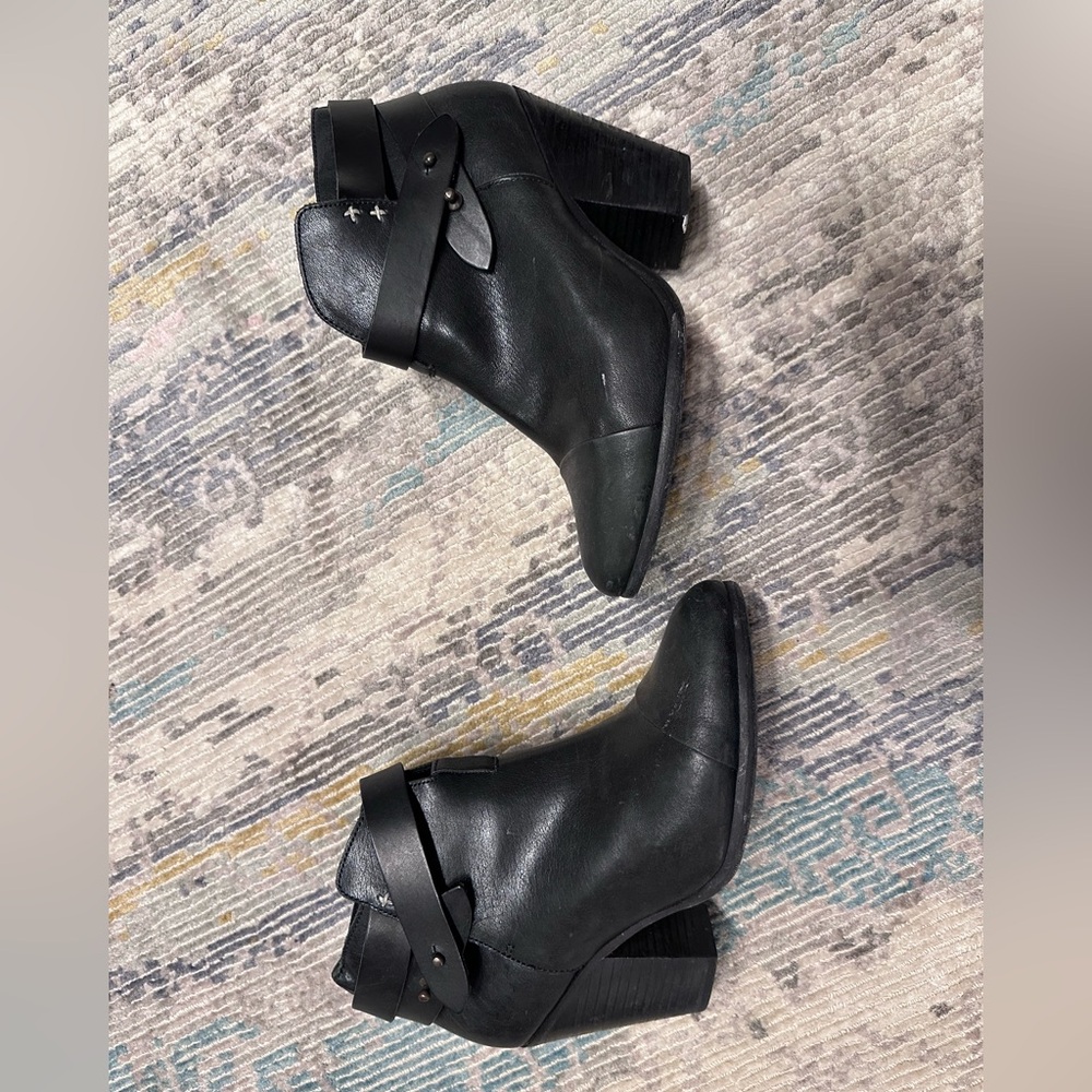Rag & Bone Black Ankle Boots